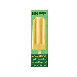  Lilly Pops Coolest Lime  Lime ve Limonlu Vegan Sorbe 70 gr