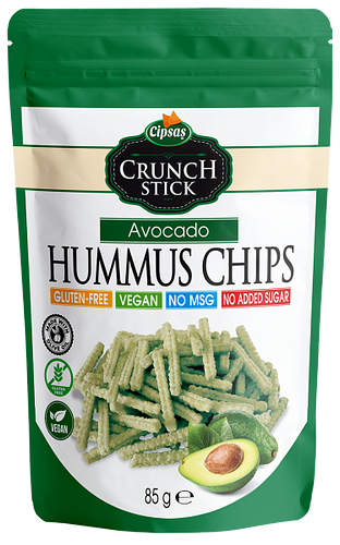 Cipsaş Crunch Stick Avokado Aromalı Hummus Chips 85 gr