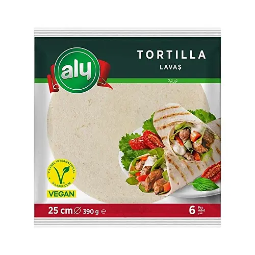 Aly Tortilla Lavaş 25 Cm 6'lı 390 g
