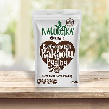 Naturelka Glutensiz Keçiboynuzlu Kakaolu Puding 220 gr