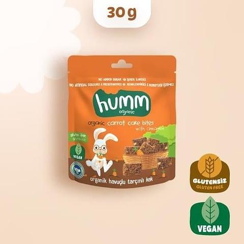Humm Organik Havuçlu Tarçınlı Kek 30 gr
