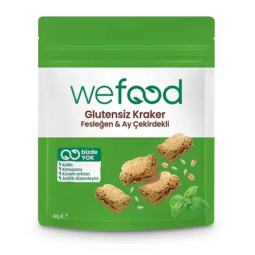 Wefood Fesleğenli Kraker 40 gr