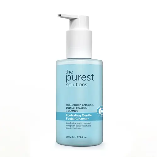 The Purest Solutions Kuru Ve Karma Ciltler İçin Nemlendirici Ve Bariyer Onarıcı Hyalüronik Asit Yüz Temizleme Jeli 200 ml