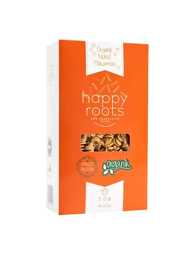 happy roots Organik Vegan Makarna Nohutlu 200 gr